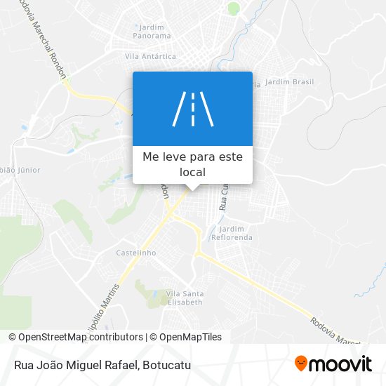Rua João Miguel Rafael mapa