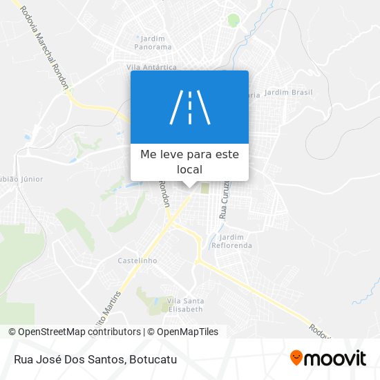 Rua José Dos Santos mapa