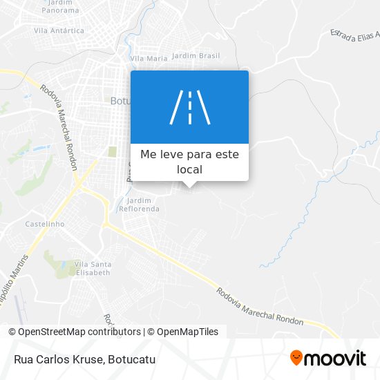 Rua Carlos Kruse mapa