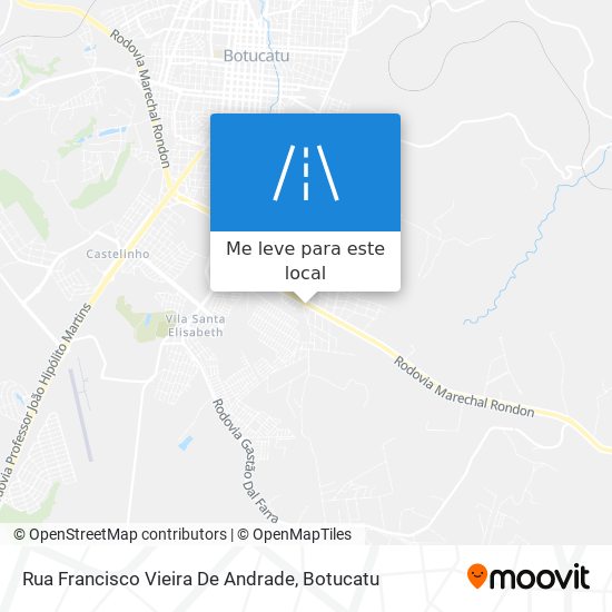 Rua Francisco Vieira De Andrade mapa