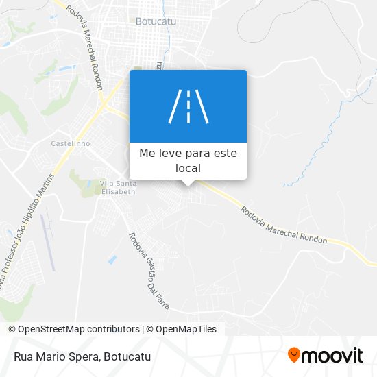 Rua Mario Spera mapa