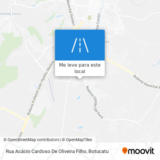 Rua Acácio Cardoso De Oliveira Filho mapa