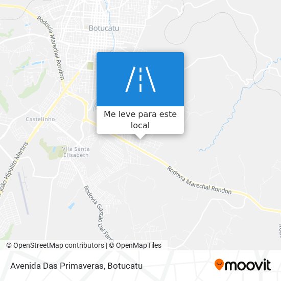 Avenida Das Primaveras mapa