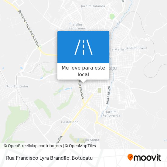 Rua Francisco Lyra Brandão mapa
