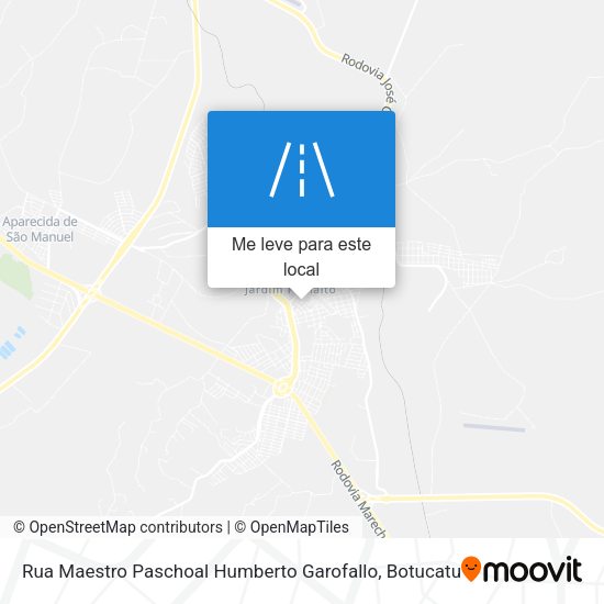 Rua Maestro Paschoal Humberto Garofallo mapa