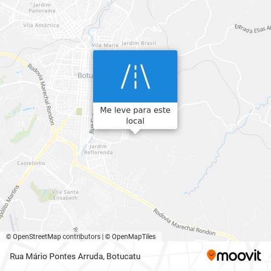 Rua Mário Pontes Arruda mapa