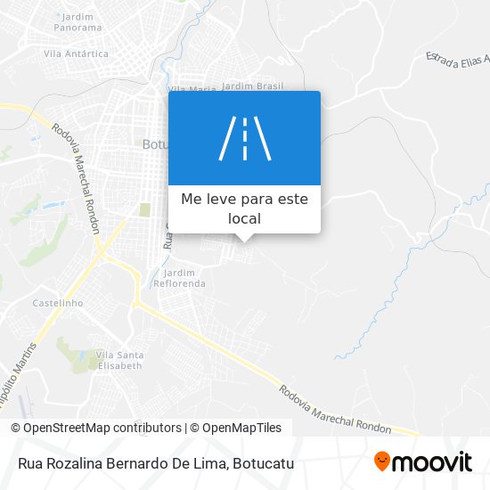 Rua Rozalina Bernardo De Lima mapa