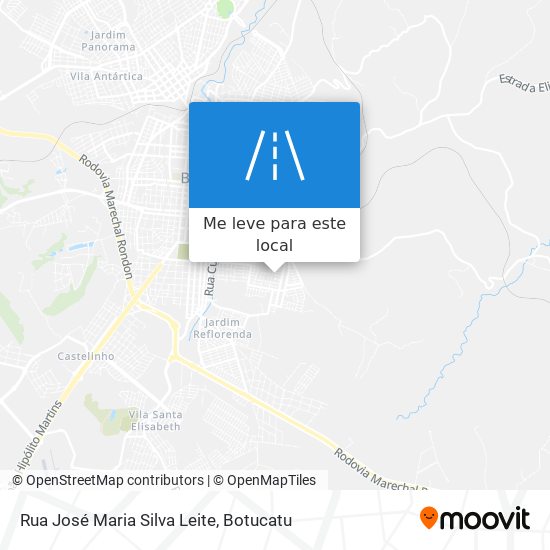 Rua José Maria Silva Leite mapa
