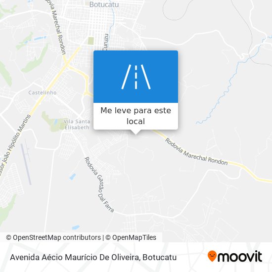 Avenida Aécio Maurício De Oliveira mapa