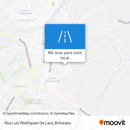 Rua Luiz Rodrigues De Lara mapa