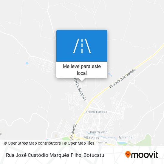 Rua José Custódio Marquês Filho mapa