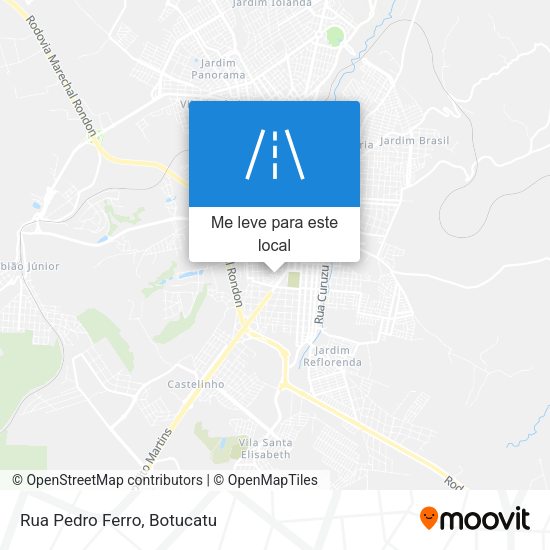 Rua Pedro Ferro mapa