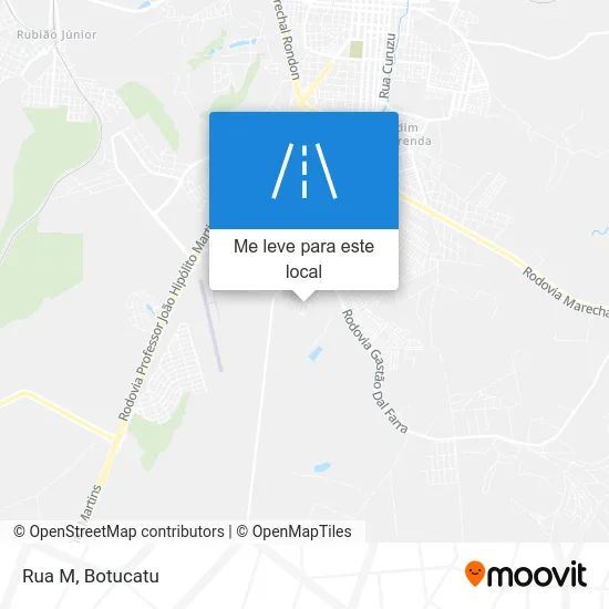 Rua M mapa