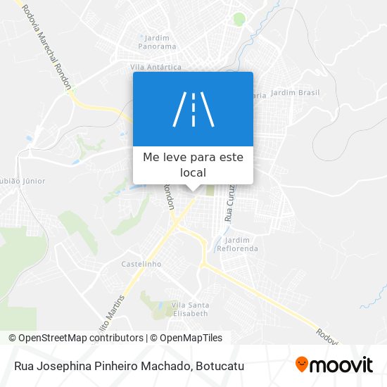 Rua Josephina Pinheiro Machado mapa