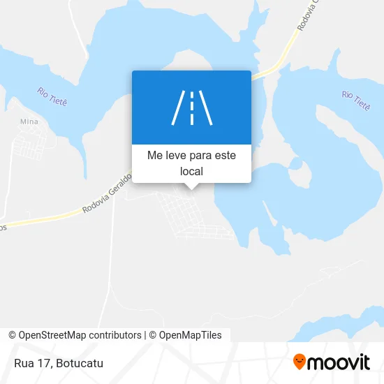 Rua 17 mapa
