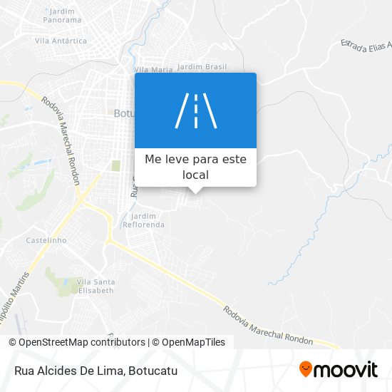 Rua Alcides De Lima mapa