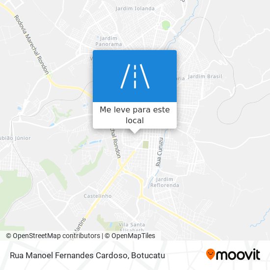 Rua Manoel Fernandes Cardoso mapa