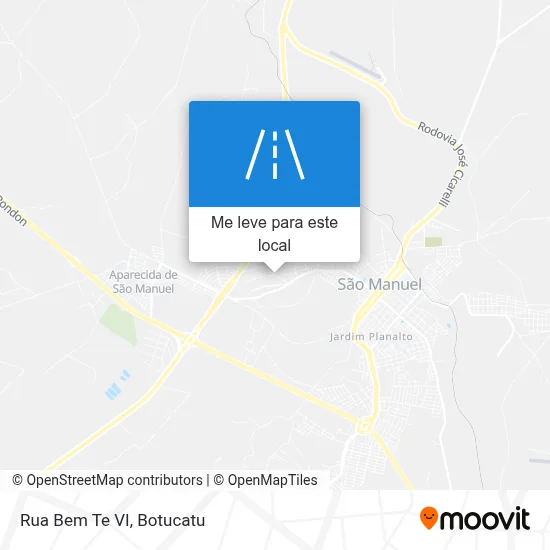 Rua Bem Te VI mapa