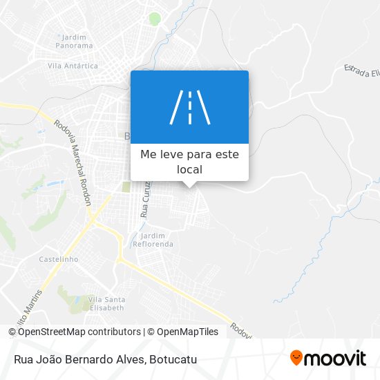 Rua João Bernardo Alves mapa