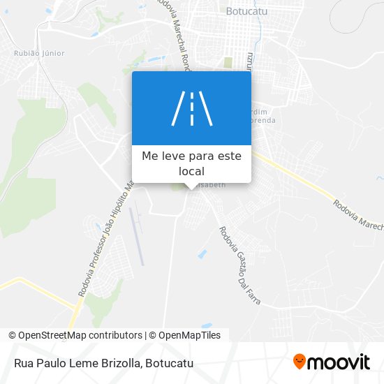 Rua Paulo Leme Brizolla mapa