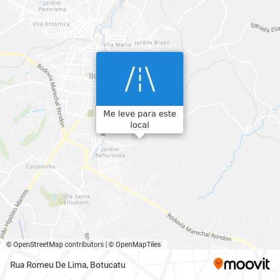 Rua Romeu De Lima mapa