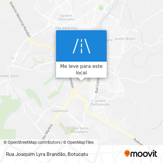 Rua Joaquim Lyra Brandão mapa