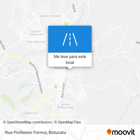 Rua Professor Fornos mapa