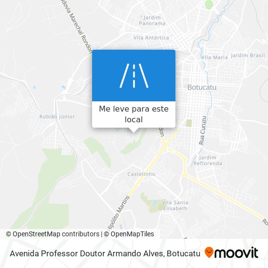 Avenida Professor Doutor Armando Alves mapa
