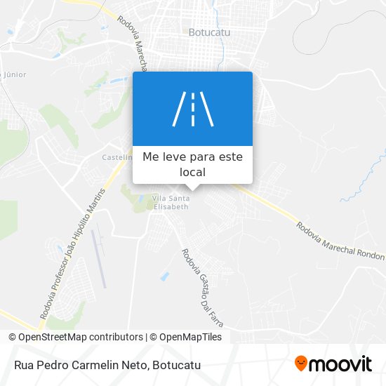 Rua Pedro Carmelin Neto mapa