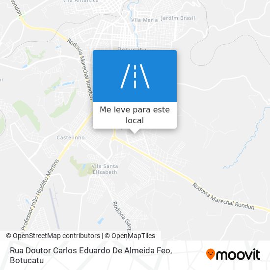 Rua Doutor Carlos Eduardo De Almeida Feo mapa