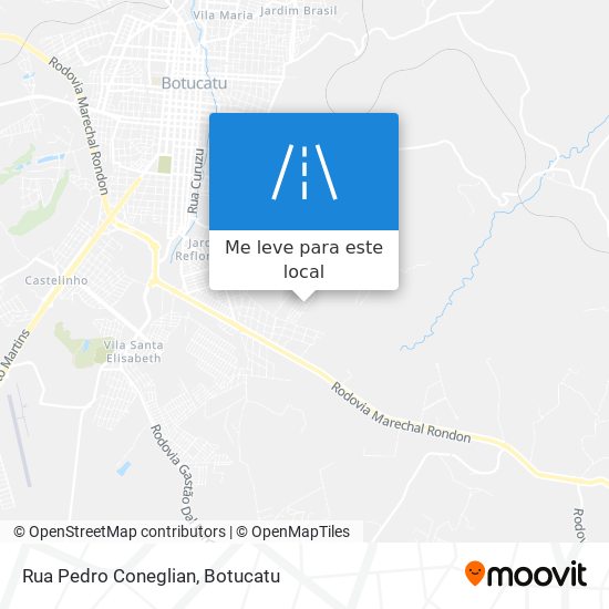 Rua Pedro Coneglian mapa