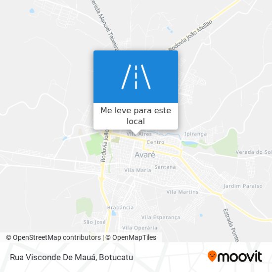 Rua Visconde De Mauá mapa