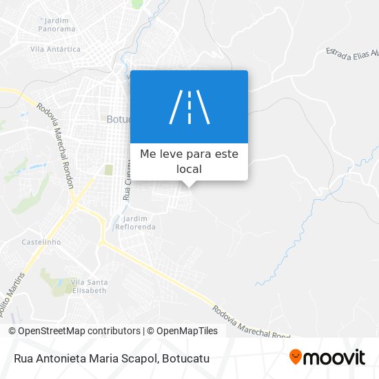 Rua Antonieta Maria Scapol mapa