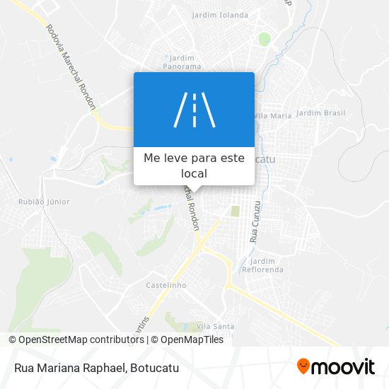 Rua Mariana Raphael mapa