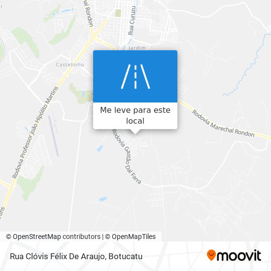 Rua Clóvis Félix De Araujo mapa