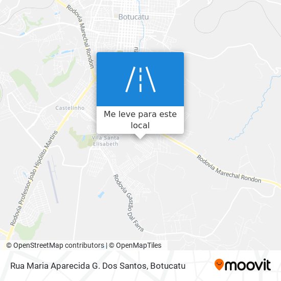 Rua Maria Aparecida G. Dos Santos mapa