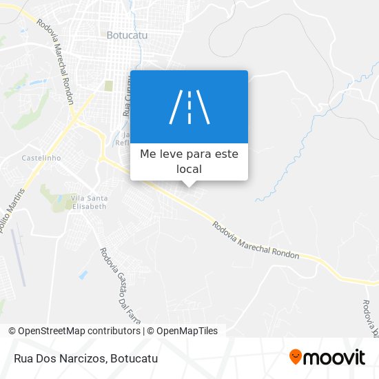 Rua Dos Narcizos mapa