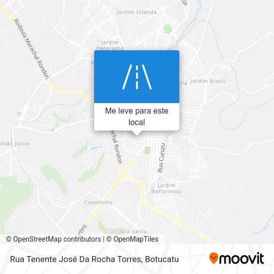 Rua Tenente José Da Rocha Torres mapa