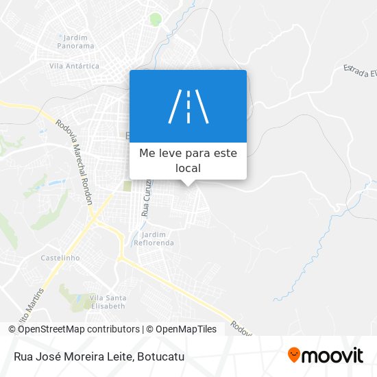 Rua José Moreira Leite mapa