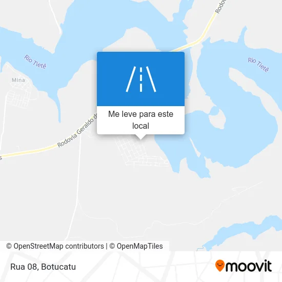 Rua 08 mapa