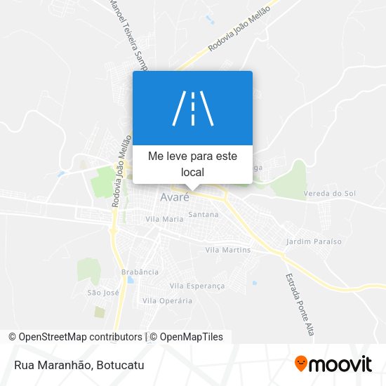Rua Maranhão mapa