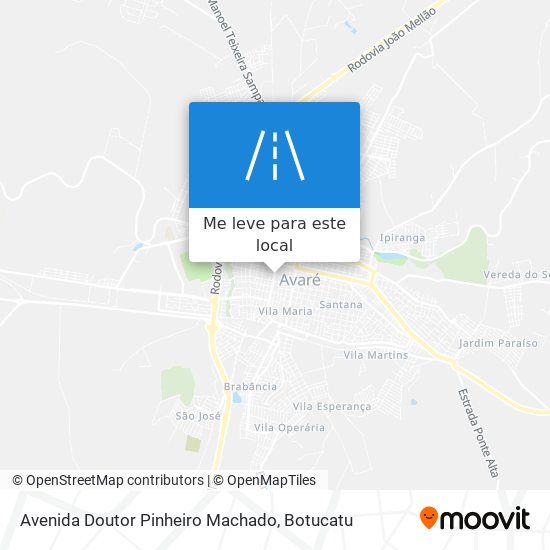 Avenida Doutor Pinheiro Machado mapa