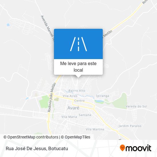 Rua José De Jesus mapa