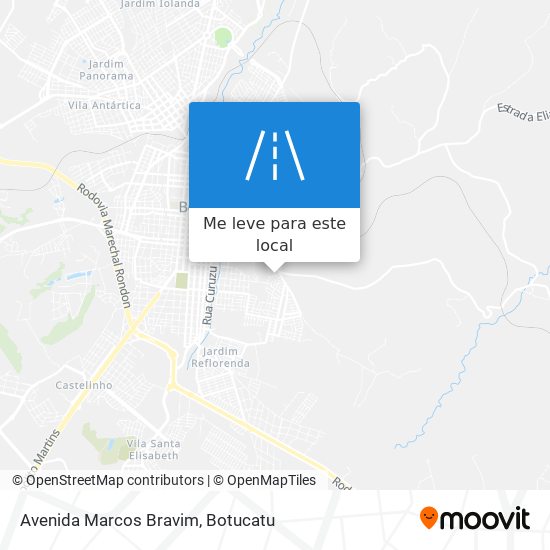 Avenida Marcos Bravim mapa