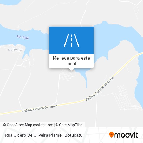 Rua Cícero De Oliveira Pismel mapa