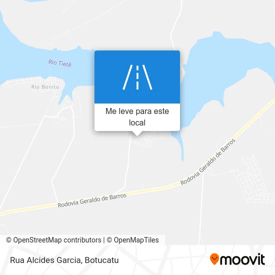 Rua Alcides Garcia mapa
