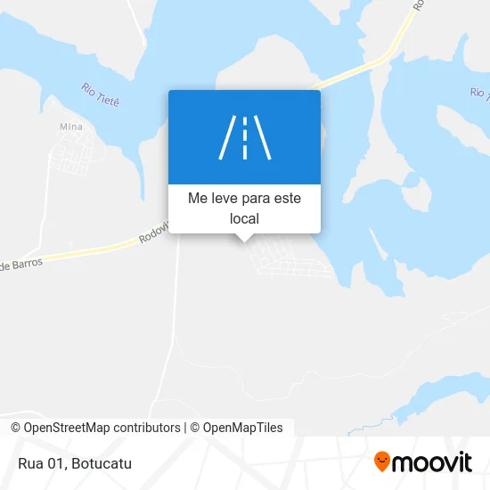 Rua 01 mapa