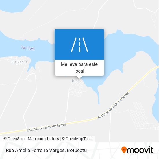 Rua Amélia Ferreira Varges mapa