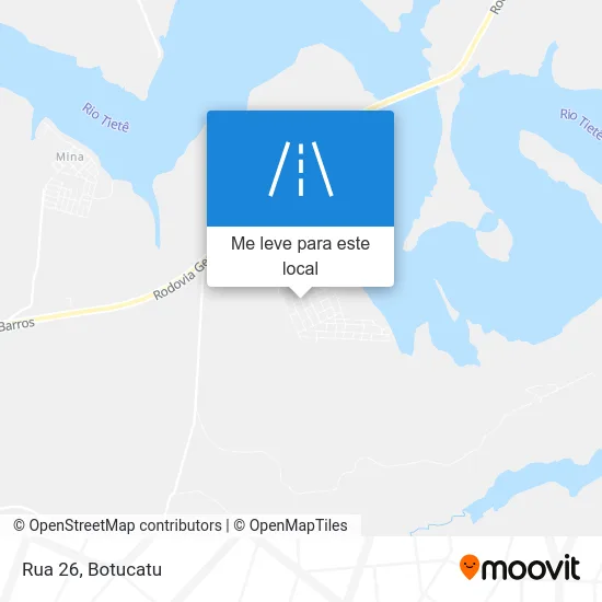 Rua 26 mapa