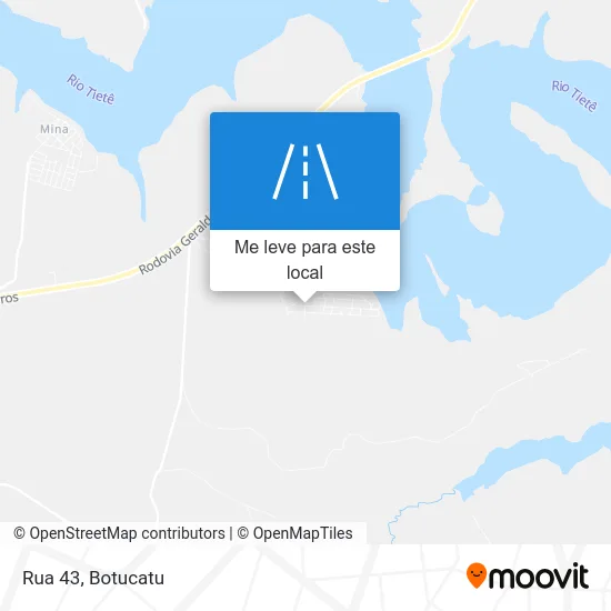 Rua 43 mapa